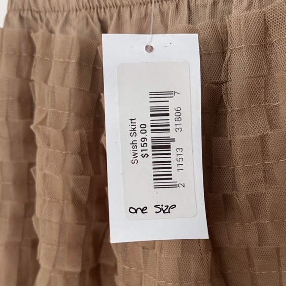 Layered Maxi Tulle Skirt in Brown - Picture 4 of 5